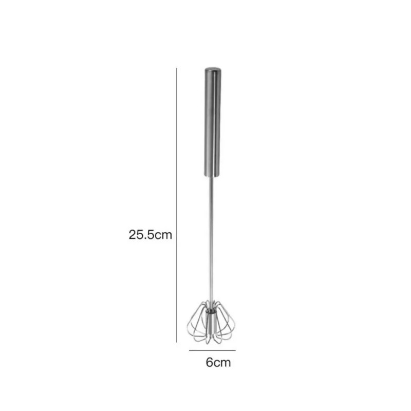 Oțel rotativ din oțel inoxidabil Mixer semi-automat Bate manuală Cremă de uz casnic Ouă Articole pentru coacere