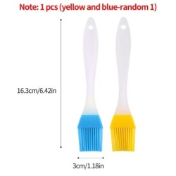 Perie cu ulei de silicon Perie mică pentru grătar de uz casnic Bucătărie Coacerea perie pentru ulei de clătite Rezistent la temp