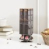 40 capsule de cafea aurie pentru capsule Nespresso Suport pentru capsule de cafea Raft rotativ Suport pentru capsule de cafea Ra