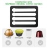 Suport pentru capsule de cafea Nespresso Suport rotativ turn pentru capsule de cafea Rafturi rotative de depozitare pentru capsu