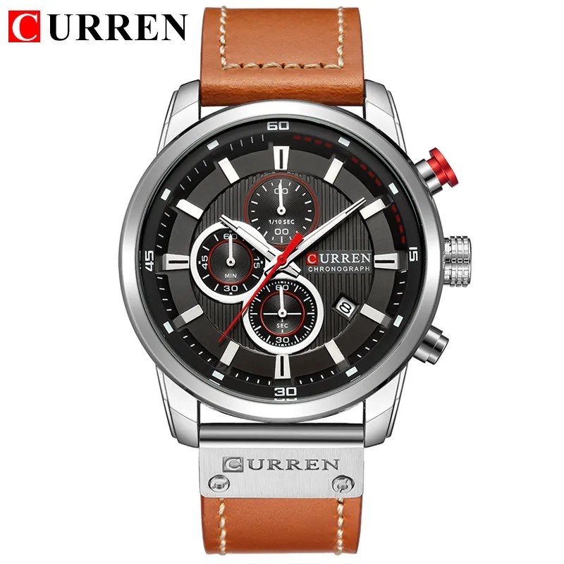CURREN Fashion Date Quartz Bărbați Ceasuri de top Brand de lux Ceas de bărbați Cronograf Sport Ceas de mână pentru bărbați Hodin
