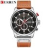 CURREN Fashion Date Quartz Bărbați Ceasuri de top Brand de lux Ceas de bărbați Cronograf Sport Ceas de mână pentru bărbați Hodin