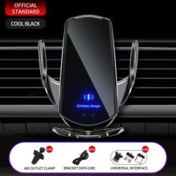 Încărcător fără fir pentru mașină 30W Suport magnetic pentru mașină pentru telefon pentru iPhone Xiaomi Samsung Încărcare rapidă