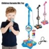 Microfon Rocking-Roll pentru copii cu suport Karaoke Cântec Instrument muzical Jucării Antrenamentul creierului Jucărie educațio