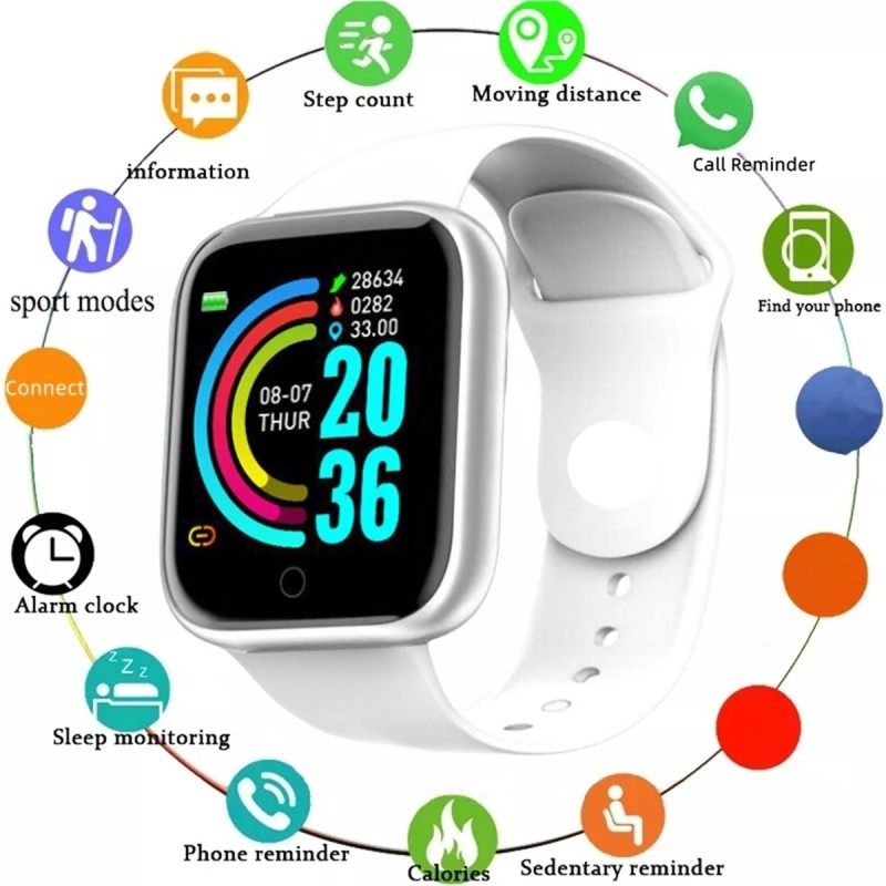 Ceas inteligent 116Plus D13 Y68 brățară sport Alergare Monitor fitness Urmărire ritm cardiac Mesaj Amintește bărbați Ceas inteli Ceas inteligent 116Plus D13 Y68 brățară sport Alergare Monitor fitness Urmărire ritm cardiac Mesaj Amintește bărbați Ceas inteli
