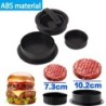 Presă pentru hamburgeri din ABS Presă pentru plăcinte cu carne Mașină de fabricat pentru burgeri umplute cu căptușeală de hârtie