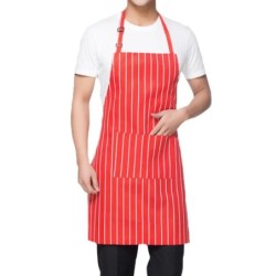 Șorț de bucătărie Bucătar șorț șorț cu 2 buzunare Șorț fără mâneci pentru catering Bărbați Femeie Șorț cu imprimare pentru ospăt