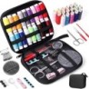 Kit de cusut Set complet cu fire Ace Foarfece Butoane de măsurat bandă și multe altele pentru proiecte de artizanat DIY acasă și