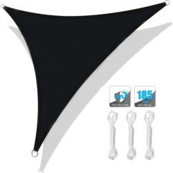 Vele de umbră triunghiulare pentru exterior, 5M/3M/2M, pentru terase, cu blocare UV, baldachin, parasolar, curte, gazon, grădină
