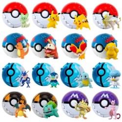 Pokeball Pokemon Figurină Elf Ball Anime Figure Desene Animate Pikachu Charizard Pocket Monster Pet Anime Model de Acțiune Jucăr