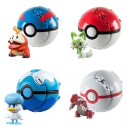 Pokeball Pokemon Figurină Elf Ball Anime Figure Desene Animate Pikachu Charizard Pocket Monster Pet Anime Model de Acțiune Jucăr