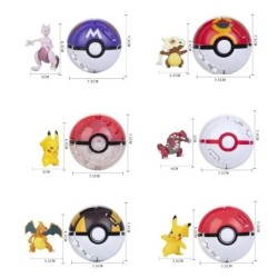 Pokeball Pokemon Figurină Elf Ball Anime Figure Desene Animate Pikachu Charizard Pocket Monster Pet Anime Model de Acțiune Jucăr