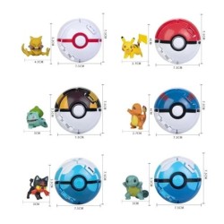 Pokeball Pokemon Figurină Elf Ball Anime Figure Desene Animate Pikachu Charizard Pocket Monster Pet Anime Model de Acțiune Jucăr