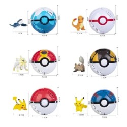 Pokeball Pokemon Figurină Elf Ball Anime Figure Desene Animate Pikachu Charizard Pocket Monster Pet Anime Model de Acțiune Jucăr