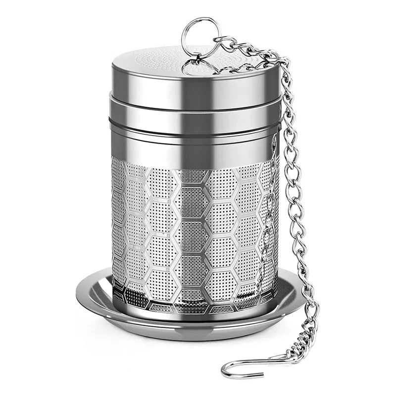 1 buc. Infuzor de ceai, strecurătoare de ceai cu plasă extra fină pentru ceai vrac, strecurătoare de ceai din oțel inoxidabil cu 1 buc. Infuzor de ceai, strecurătoare de ceai cu plasă extra fină pentru ceai vrac, strecurătoare de ceai din oțel inoxidabil cu