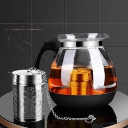 1 buc. Infuzor de ceai, strecurătoare de ceai cu plasă extra fină pentru ceai vrac, strecurătoare de ceai din oțel inoxidabil cu