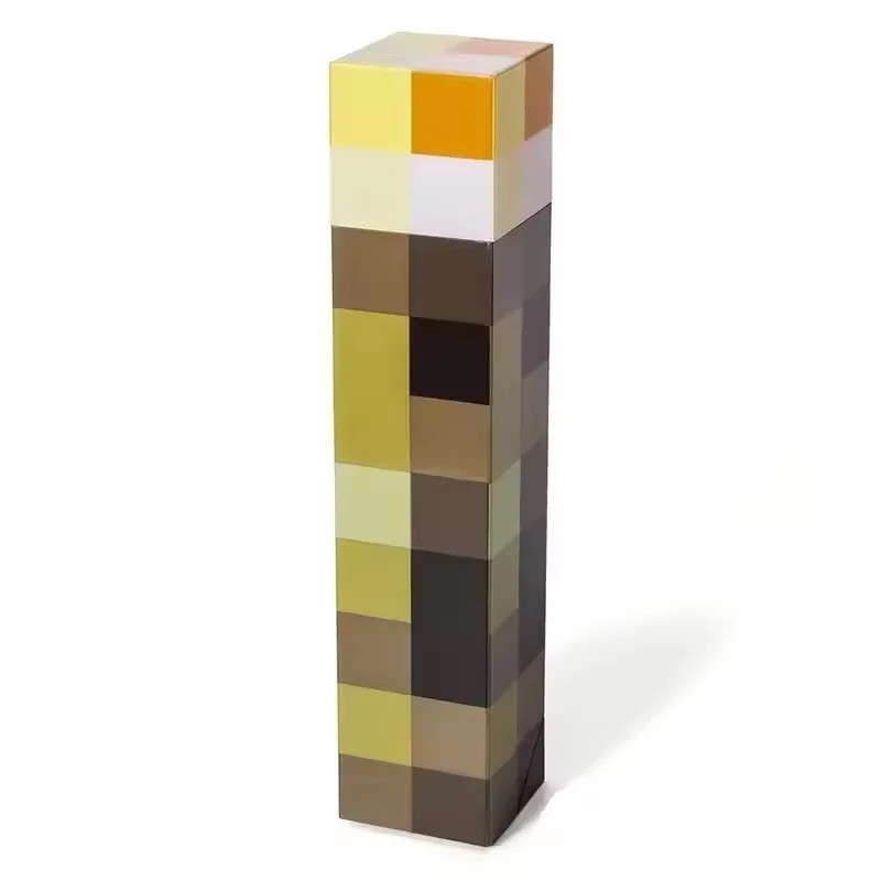 Lampă de masă reîncărcabilă MC Game Torch Light Brownstone LED Night Light USB reîncărcabilă pentru dormitor Lampă de masă cadou Lampă de masă reîncărcabilă MC Game Torch Light Brownstone LED Night Light USB reîncărcabilă pentru dormitor Lampă de masă cadou