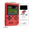 O consolă de jocuri portabilă mică pentru copii, cu jocuri clasice retro roșii, cu sute de încărcătoare de jocuri, poate fi cone