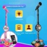 Microfon pentru copii cu suport Karaoke Cântec Instrument muzical Jucării pentru antrenamentul creierului Jucărie educațională C