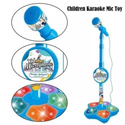 Microfon pentru copii cu suport Karaoke Cântec Instrument muzical Jucării pentru antrenamentul creierului Jucărie educațională C