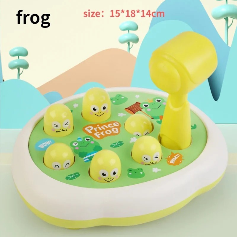 Desene animate Whac-A-Mole Montessori Baby jucărie educațională pentru copii mici cadou de ziua de naștere temă animală joc de b
