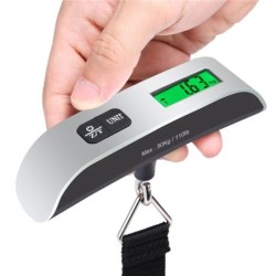 Cântar portabil digital LCD Display 110lb/50kg bagaje electronice agățate valiza călătorie cântărește bagaje sac greutate echili
