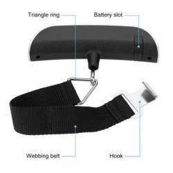 Cântar portabil digital LCD Display 110lb/50kg bagaje electronice agățate valiza călătorie cântărește bagaje sac greutate echili