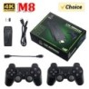 Consolă de jocuri video Stick Lite 4K HD, controler wireless dublu pentru 10000 de jocuri retro, cadou de Crăciun pentru copii