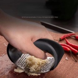Concasor pentru presa de usturoi din oțel inoxidabil Tocator manual de tocat usturoi Instrument de tocat usturoi Fructe Legume I