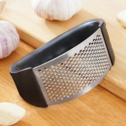 Concasor pentru presa de usturoi din oțel inoxidabil Tocator manual de tocat usturoi Instrument de tocat usturoi Fructe Legume I
