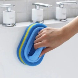 Perie de curățare cu mâner burete de bucătărie ștergător îngroșător baie faianță burete de curățare uz casnic îndepărtarea petel