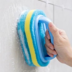 Perie de curățare cu mâner burete de bucătărie ștergător îngroșător baie faianță burete de curățare uz casnic îndepărtarea petel
