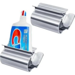 1 buc rolă storcătoare din oțel inoxidabil, dozator rotativ pentru unguente cosmetice accesorii baie pastă de dinți storcător tu