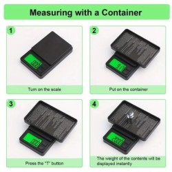 Cântar electronic portabil de bucătărie, 100/500g 0.01g, mini cântar digital de buzunar de înaltă precizie, greutate bijuterii