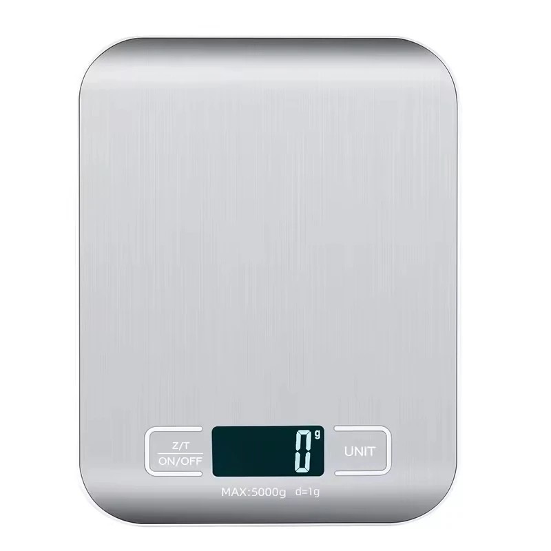 Cântar electronic digital de bucătărie cu afișaj LED 5kg/1g, panou din oțel inoxidabil, cântare electronice pentru bijuterii și Cântar electronic digital de bucătărie cu afișaj LED 5kg/1g, panou din oțel inoxidabil, cântare electronice pentru bijuterii și