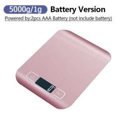 Cântar electronic digital de bucătărie din oțel inoxidabil, 5 kg/10 kg, cu afișaj LCD, pentru bijuterii și gustări, cântărire, i