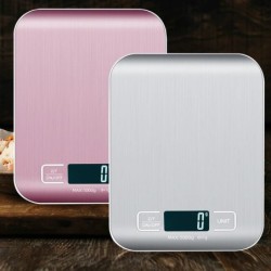Cântar electronic digital de bucătărie din oțel inoxidabil, 5 kg/10 kg, cu afișaj LCD, pentru bijuterii și gustări, cântărire, i