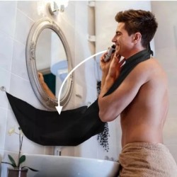 Șorț de ras masculin, șorț de barbă, prinzător de barbă, pelerină, îngrijire, bavete, păr ras, bavete pentru adulți, bărbierit, 