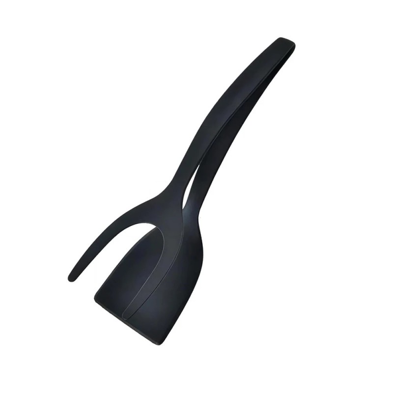 Nou 2 în 1 Grip Flip Spatula Tongs Ou Flipper Spatula Nylon Non Stick Coating Pancake Fish French Toast Omelet Making Tools