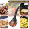 Nou 2 în 1 Grip Flip Spatula Tongs Ou Flipper Spatula Nylon Non Stick Coating Pancake Fish French Toast Omelet Making Tools