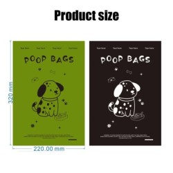 Pungi biodegradabile pentru excremente de câine EPI, cu parfum de lavandă, cu suport, extra groase, etanșe, cu dozator