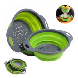 Coș de curățare și drenare a legumelor și fructelor din silicon, coș de curățare, plasă pliabilă pentru filtru de apă, gadgeturi