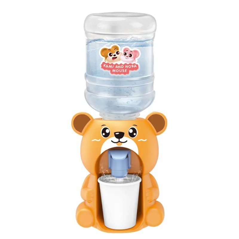 Copii Mini Dual Water Dispenser Jucărie Drăguț Apă Suc Lapte Potabilă Fântână Simulare Bucătărie Jucării pentru Băieți Fete Cado