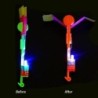 Jucărie luminoasă uimitoare Săgeată Jucării cu lumină LED Petrecere în aer liber Cadou distractiv Bandă de cauciuc Catapultă car