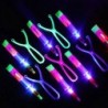 Jucărie luminoasă uimitoare Săgeată Jucării cu lumină LED Petrecere în aer liber Cadou distractiv Bandă de cauciuc Catapultă car