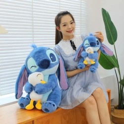Disney Plush Doll Stitch Lilo Doll Drăguță Duck Stitch Jucărie de pluș de pluș Crăciun Cadou de aniversare pentru copii Jucării 