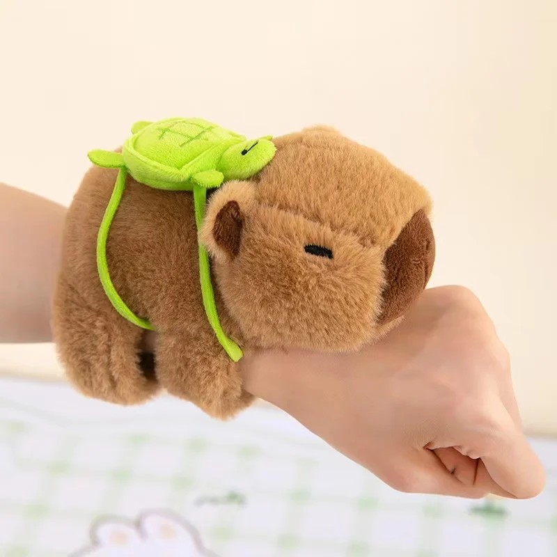 Încântător Capybara Animal Slap Snap Wrap Brățară Brățară Animal de pluș Kawaii Capybara Mână inel Brățară Copii Jucării amuzant Încântător Capybara Animal Slap Snap Wrap Brățară Brățară Animal de pluș Kawaii Capybara Mână inel Brățară Copii Jucării amuzant