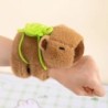 Încântător Capybara Animal Slap Snap Wrap Brățară Brățară Animal de pluș Kawaii Capybara Mână inel Brățară Copii Jucării amuzant