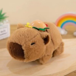 Încântător Capybara Animal Slap Snap Wrap Brățară Brățară Animal de pluș Kawaii Capybara Mână inel Brățară Copii Jucării amuzant