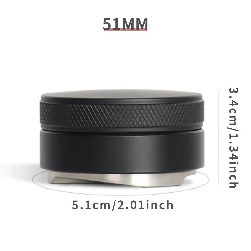 Distribuitor de cafea, instrument de distribuire Espresso/nivelator, 3 pante unghiulare, tamper reglabil cu palmă, compatibil cu Distribuitor de cafea, instrument de distribuire Espresso/nivelator, 3 pante unghiulare, tamper reglabil cu palmă, compatibil cu
